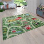 Kurzflor Kinderteppich Dinosaurier Grun Mirai Trading Gmbh