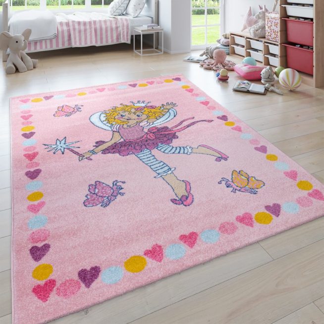 Kinder Teppich Prinzessin Lillifee Bordure Rosa Mirai Trading Gmbh