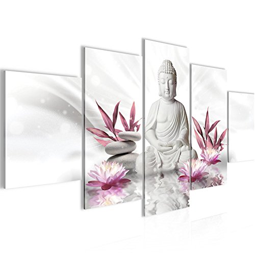 Buddha Feng Shui Bild Kunstdruck auf Vlies-Leinwand F062