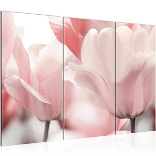 Tulpen Blumen Bild Kunstdruck auf Vlies-Leinwand F454