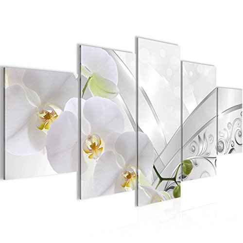 Orchidee Blumen Bild Kunstdruck auf Vlies-Leinwand B156