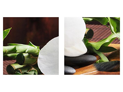 Feng Shui Orchidee Bild Kunstdruck auf Vlies-Leinwand F065