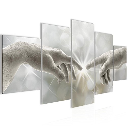 Creation of Adam MichelAngelo Bild Kunstdruck auf Vlies-Leinwand S042