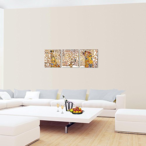 Gustav Klimt - Tree of Life Bild Kunstdruck auf Vlies-Leinwand S077