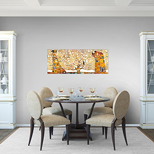 Gustav Klimt - Tree of Life Bild Kunstdruck auf Vlies-Leinwand S080