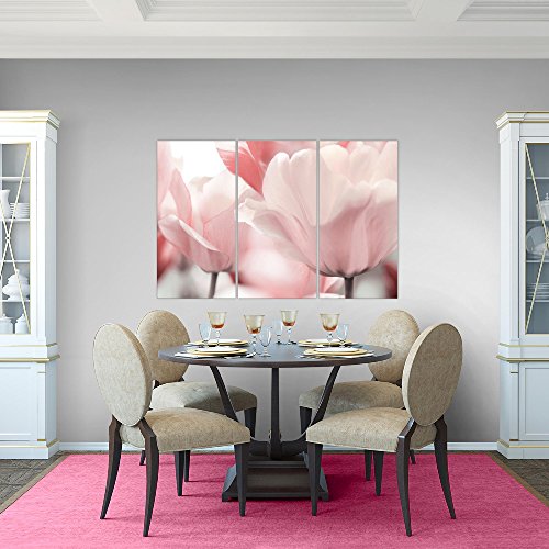 Tulpen Blumen Bild Kunstdruck auf Vlies-Leinwand F454