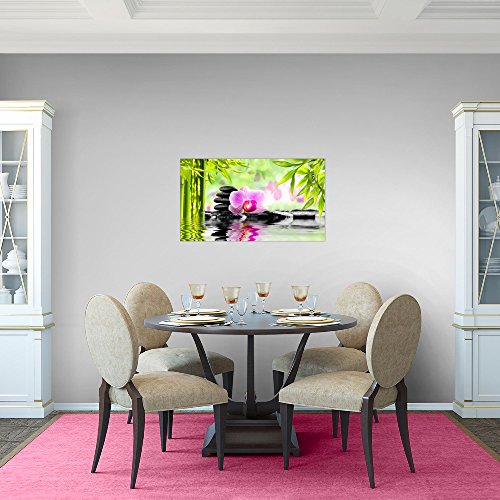 Orchidee Blumen Bild Kunstdruck auf Vlies-Leinwand B132