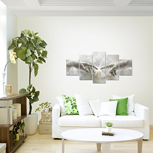 Creation of Adam MichelAngelo Bild Kunstdruck auf Vlies-Leinwand S042