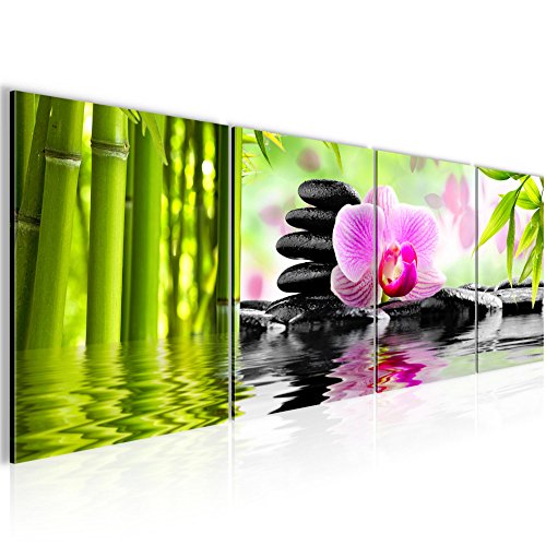 Orchidee Blumen Bild Kunstdruck auf Vlies-Leinwand B131