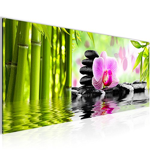 Orchidee Blumen Bild Kunstdruck auf Vlies-Leinwand B130