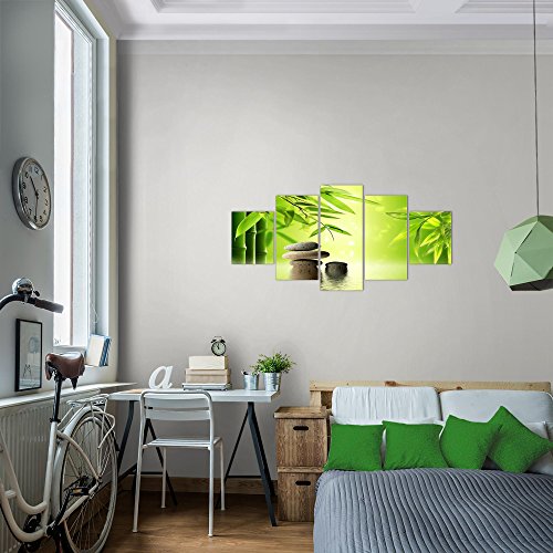 Feng Shui Steine Bild Kunstdruck auf Vlies-Leinwand F078