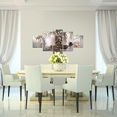 Buddha Feng Shui Bild Kunstdruck auf Vlies-Leinwand F043