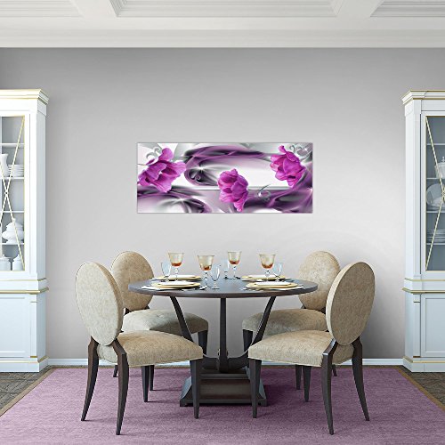 Tulpen Blumen Bild Kunstdruck auf Vlies-Leinwand F458