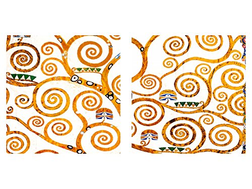 Gustav Klimt - Tree of Life Bild Kunstdruck auf Vlies-Leinwand S080