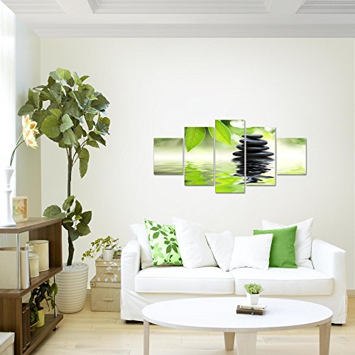 Feng Shui Steine Bild Kunstdruck auf Vlies-Leinwand F080