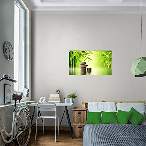 Feng Shui Steine Bild Kunstdruck auf Vlies-Leinwand F081