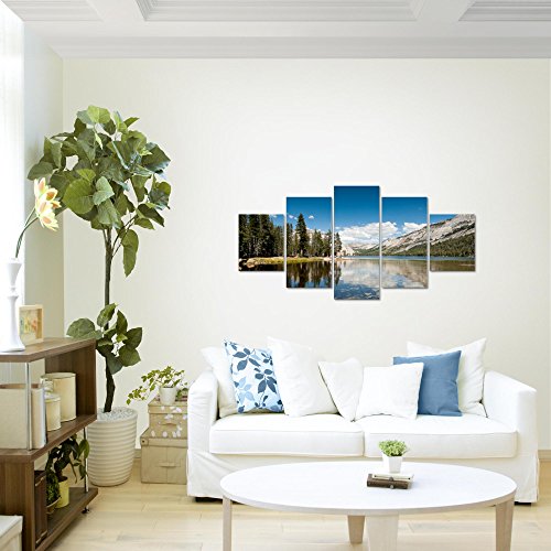Berg Landschaft Bild Kunstdruck auf Vlies-Leinwand L001