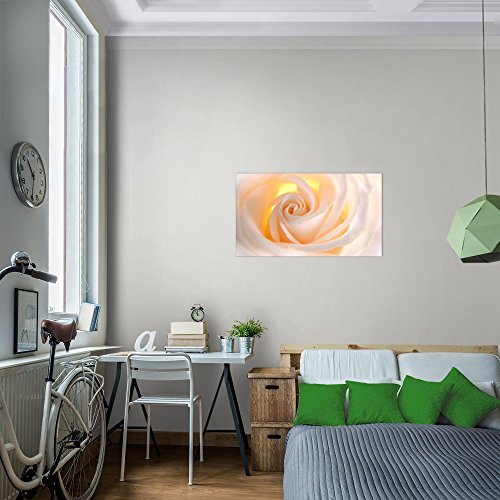 Rose Blumen Bild Kunstdruck auf Vlies-Leinwand B384