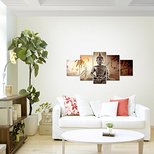 Buddha Bild Kunstdruck auf Vlies-Leinwand F064