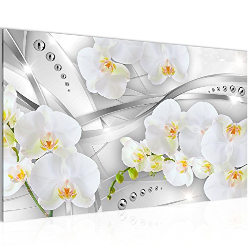 Orchidee Blumen Bild Kunstdruck auf Vlies-Leinwand B101