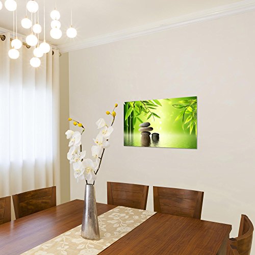 Feng Shui Steine Bild Kunstdruck auf Vlies-Leinwand F081