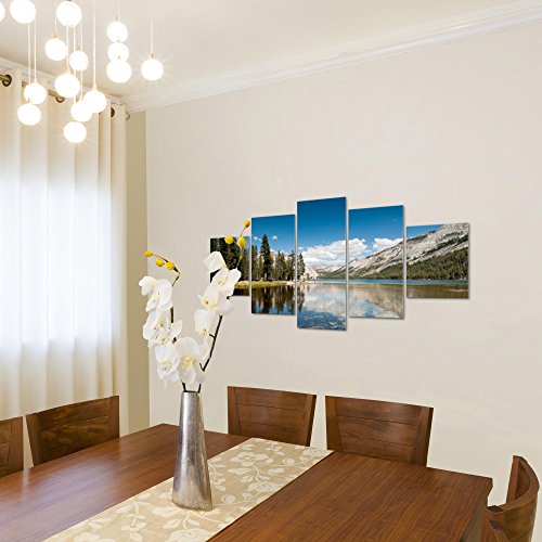 Berg Landschaft Bild Kunstdruck auf Vlies-Leinwand L001