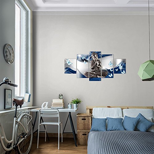 Buddha Feng Shui Bild Kunstdruck auf Vlies-Leinwand F050