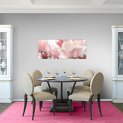 Tulpen Blumen Bild Kunstdruck auf Vlies-Leinwand F460
