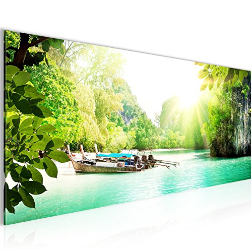 Meer Landschaft Bild Kunstdruck auf Vlies-Leinwand L035