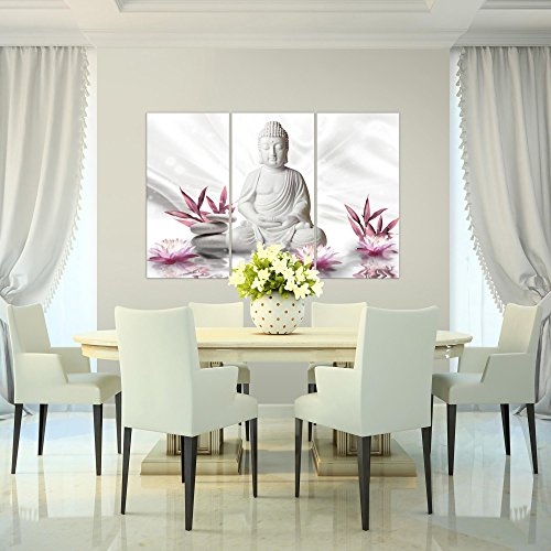 Buddha Feng Shui Bild Kunstdruck auf Vlies-Leinwand F063