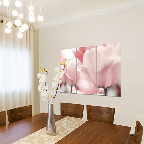 Tulpen Blumen Bild Kunstdruck auf Vlies-Leinwand F454