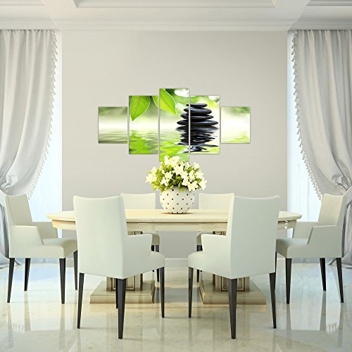 Feng Shui Steine Bild Kunstdruck auf Vlies-Leinwand F080