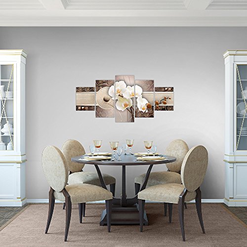 Orchidee Blumen Bild Kunstdruck auf Vlies-Leinwand B142