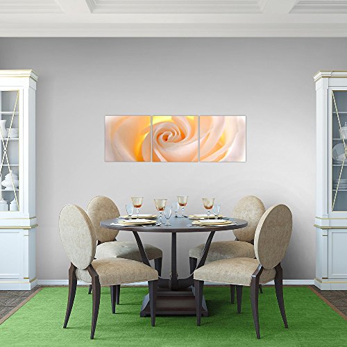 Rose Blumen Bild Kunstdruck auf Vlies-Leinwand B381