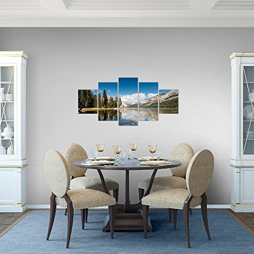 Berg Landschaft Bild Kunstdruck auf Vlies-Leinwand L001