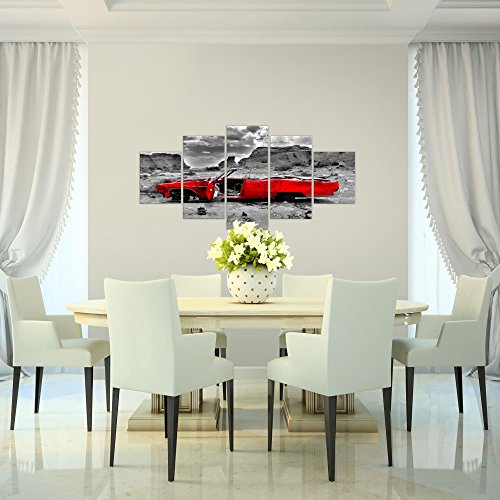 Auto Grand Canyon Landschaft Bild Kunstdruck auf Vlies-Leinwand L165