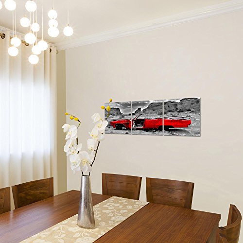 Auto Grand Canyon Landschaft Bild Kunstdruck auf Vlies-Leinwand L163