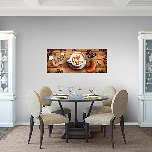 Kaffee Coffee Bild Kunstdruck auf Vlies-Leinwand S103