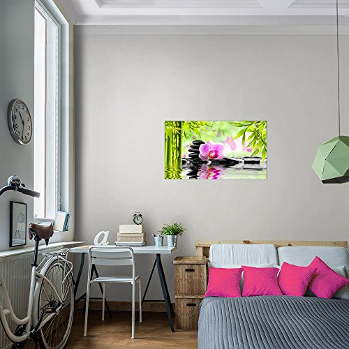 Orchidee Blumen Bild Kunstdruck auf Vlies-Leinwand B132