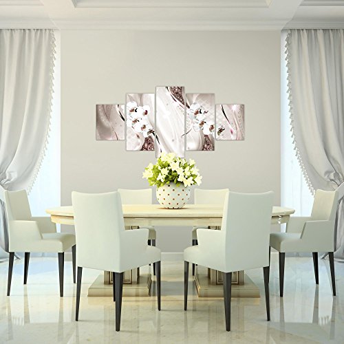 Orchidee Blumen Bild Kunstdruck auf Vlies-Leinwand B144