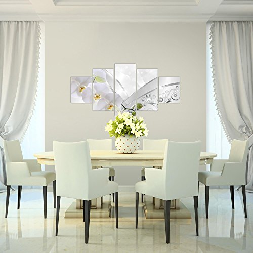 Orchidee Blumen Bild Kunstdruck auf Vlies-Leinwand B156