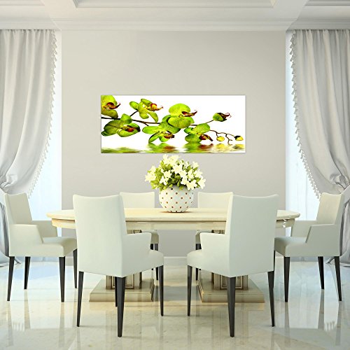 Orchidee Blumen Bild Kunstdruck auf Vlies-Leinwand B026