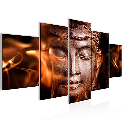 Buddha Feng Shui Bild Kunstdruck auf Vlies-Leinwand F039
