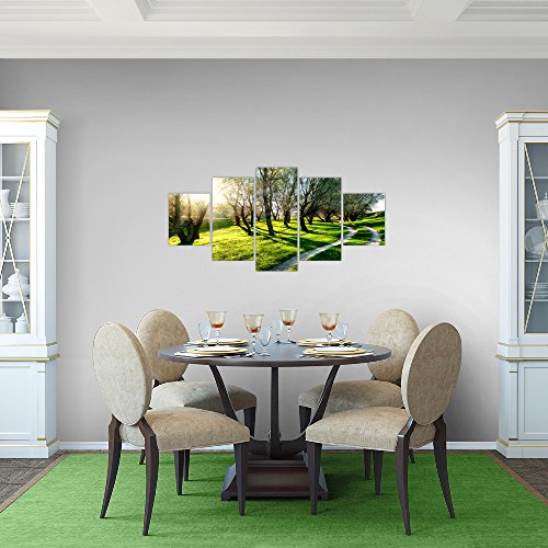 Wald Landschaft Bild Kunstdruck auf Vlies-Leinwand L092
