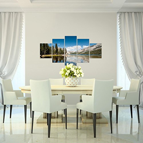 Berg Landschaft Bild Kunstdruck auf Vlies-Leinwand L001