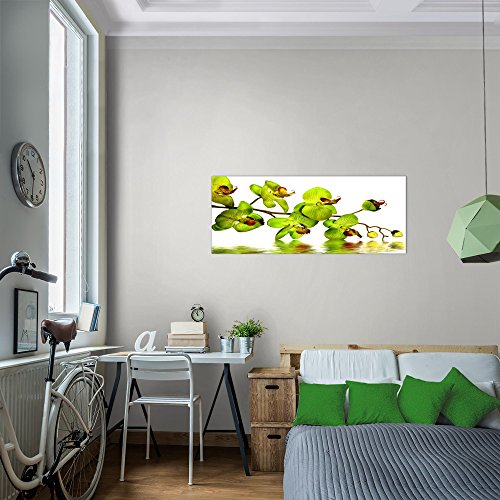 Orchidee Blumen Bild Kunstdruck auf Vlies-Leinwand B026