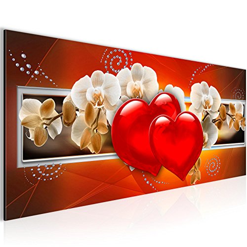 Orchidee Blumen Bild Kunstdruck auf Vlies-Leinwand B057