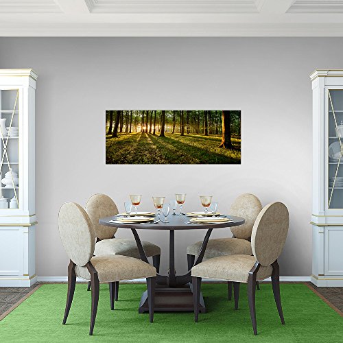 Wald Landschaft Bild Kunstdruck auf Vlies-Leinwand L103