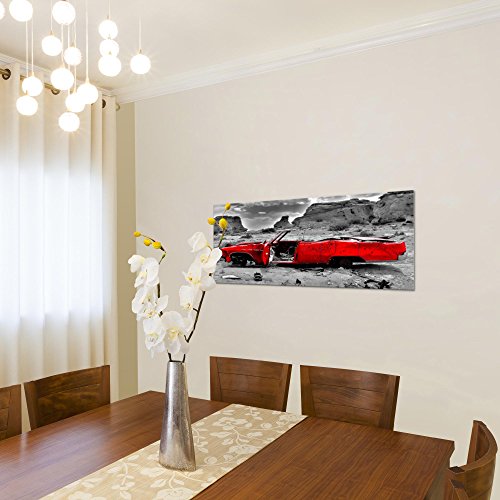Auto Grand Canyon Landschaft Bild Kunstdruck auf Vlies-Leinwand L164