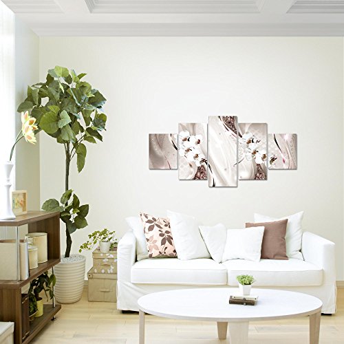 Orchidee Blumen Bild Kunstdruck auf Vlies-Leinwand B144